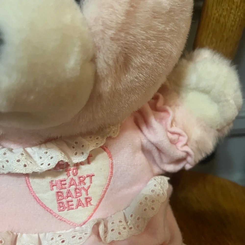 Heart-to-Heart Vintage Baby Bear Plush